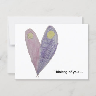 Cartão Postal Pensando em você