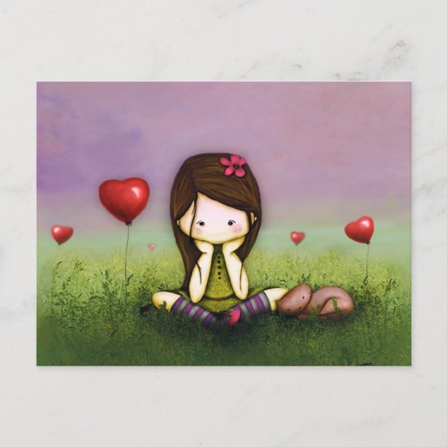 Cartão Postal Pensando em você (Frente)