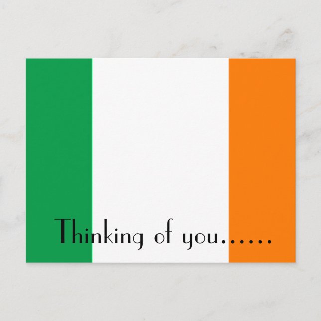 CARTÃO POSTAL PENSANDO EM VOCÊ IRLANDA (Frente)
