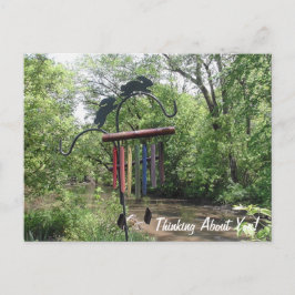 Cartão Postal Pensando Em Vocês Flores Do Rio Apenas Dizendo Oi