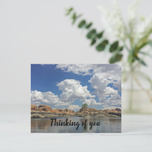 Cartão Postal Pensando na Arizona de Fotografias do Prescott Lan