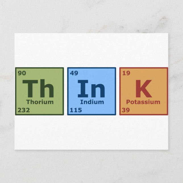 Cartão Postal Pensar (Frente)