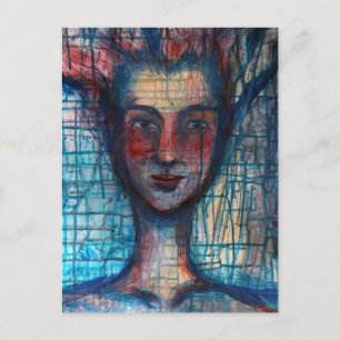 Cartão Postal Pensava Deusa