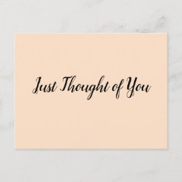 Cartão postal - Pensava: Sentia a tua falta o dia