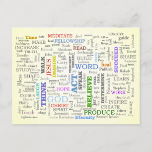 Cartão Postal Pensem nestas coisas