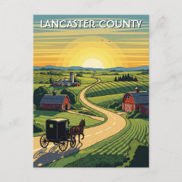 Cartão Postal Pensilvânia Lancaster County Viagem
