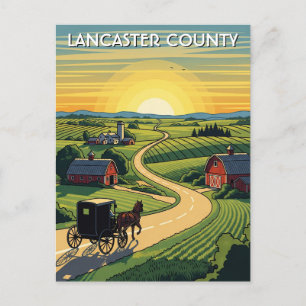 Cartão Postal Pensilvânia Lancaster County Viagem