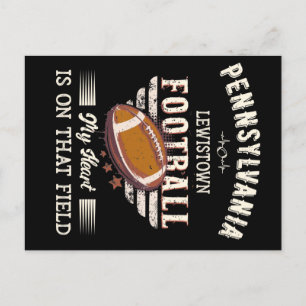 Cartão Postal Pensilvânia Lewistown American Football