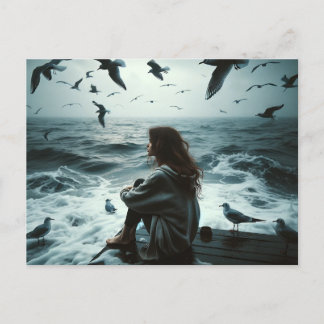 Cartão Postal Pensive