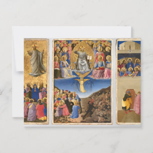 Cartão Postal Pentecost por Fra Angélico