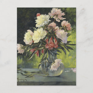 Cartão Postal Peonies   Gunnar Gunnarsson Wennerberg