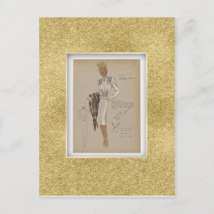 Cartão Postal Peplum Perceptível de Corpo Suave de Casaco Curto