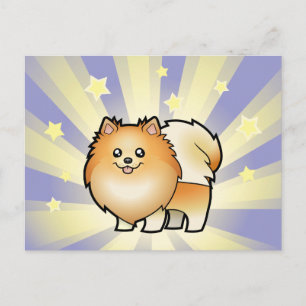 Cartão Postal Pequena Estrela Pomeraniana