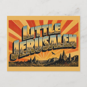 Cartão Postal Pequena Jerusalém Kansas Chalk Spires Prairie Art