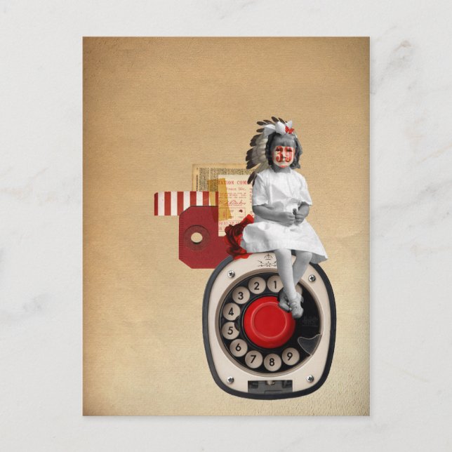 Cartão Postal Pequena Madame (Frente)