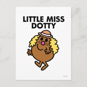 Cartão Postal Pequena Senhorita Dotty Acenando