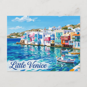 Cartão Postal Pequena Veneza Grécia