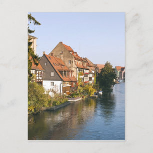 Cartão Postal Pequena Veneza (Klein Venedig) e Rio Regnitz