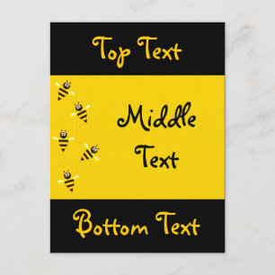 Cartão Postal Pequenas abelhas