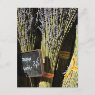 Cartão Postal Pequenas buquês de lavanda