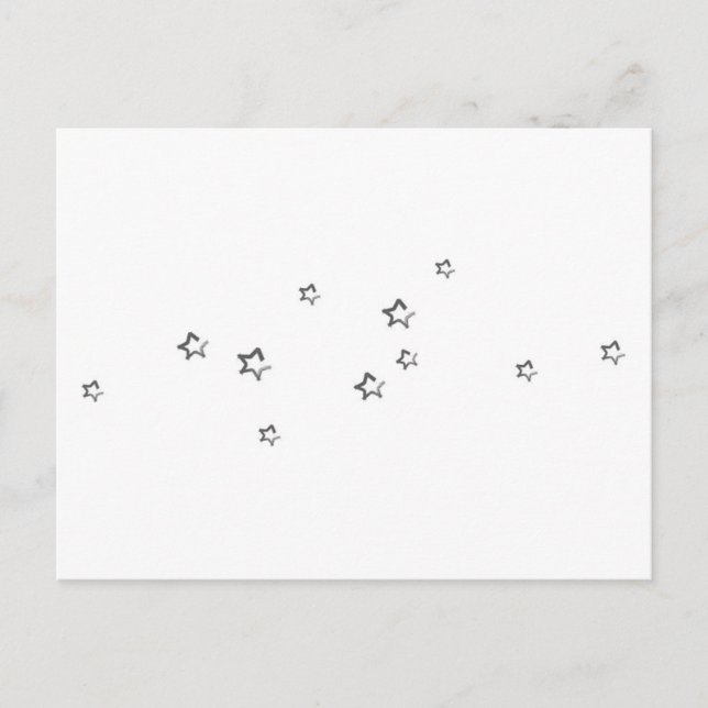 Cartão Postal Pequenas estrelas (Frente)