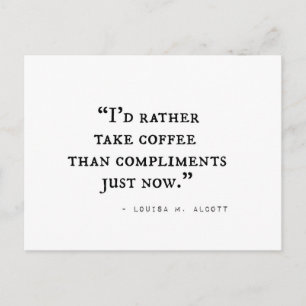 Cartão Postal Pequenas mulheres citam