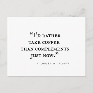 Cartão Postal Pequenas mulheres citam