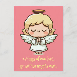 Cartão Postal Pequeno anjo de oração