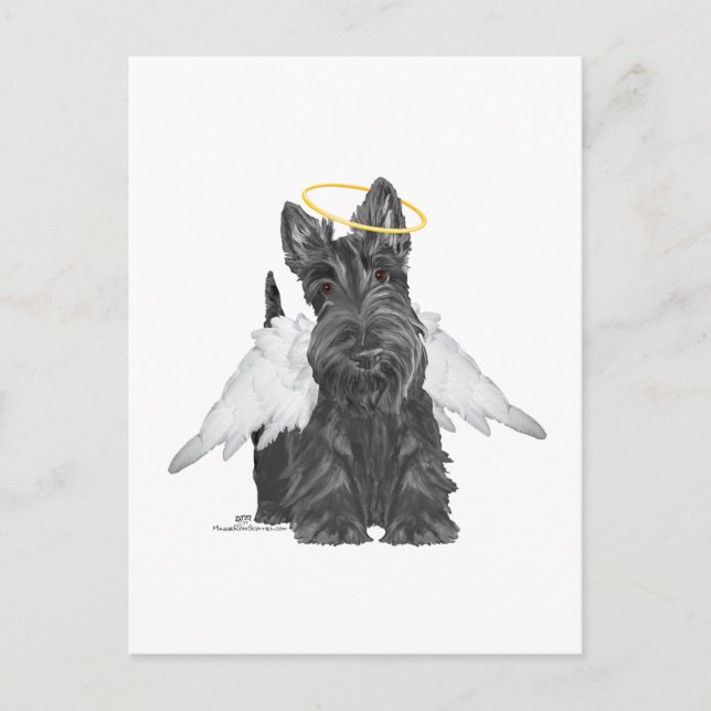 Cartão Postal Pequeno Anjo Scottie (Frente)