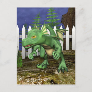 Cartão Postal Pequeno Dragão