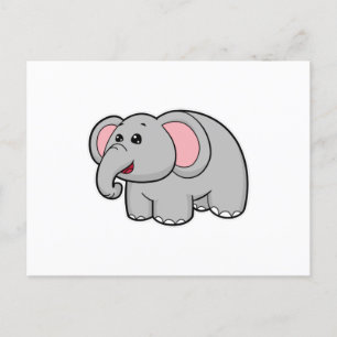 Cartão Postal Pequeno Elefante