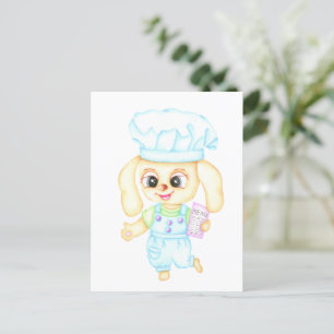 Cartão Postal Pequeno padeiro bonito