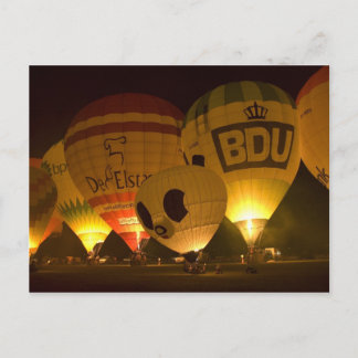 Cartão Postal Pequeno Panda Balão