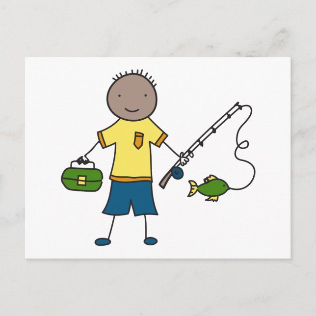 Cartão Postal Pequeno Pescador (Frente)