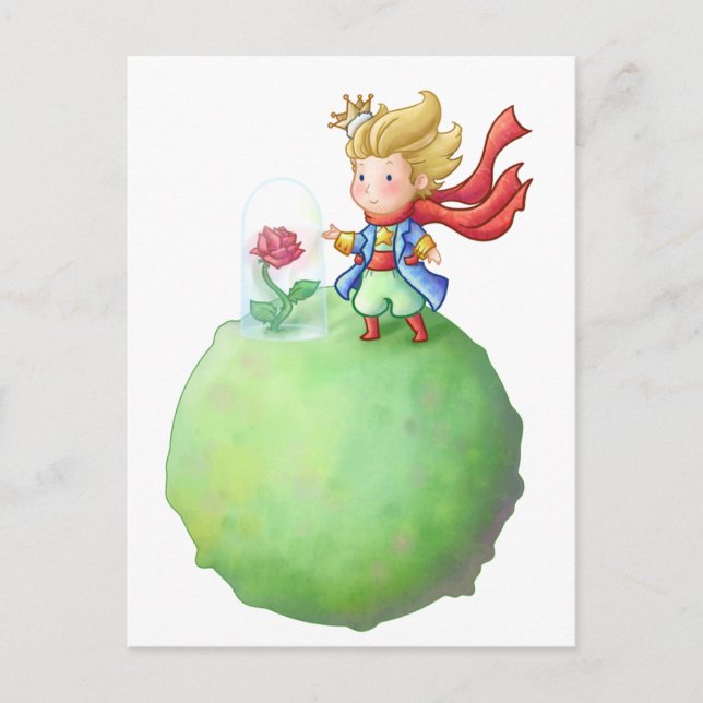 Cartão Postal Pequeno Príncipe (Frente)