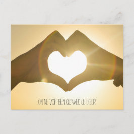 Cartão Postal Pequeno Príncipe Zitat