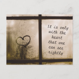 Cartão Postal Pequeno Príncipe Zitat