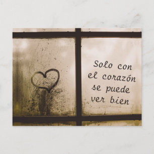 Cartão Postal Pequeno Príncipe Zitat