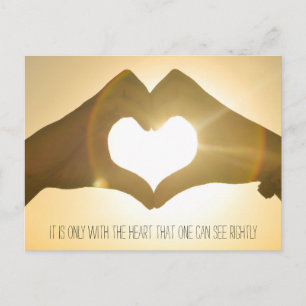 Cartão Postal Pequeno Príncipe Zitat