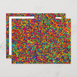 Cartão Postal Pequeno Splatter - Cartão-postal