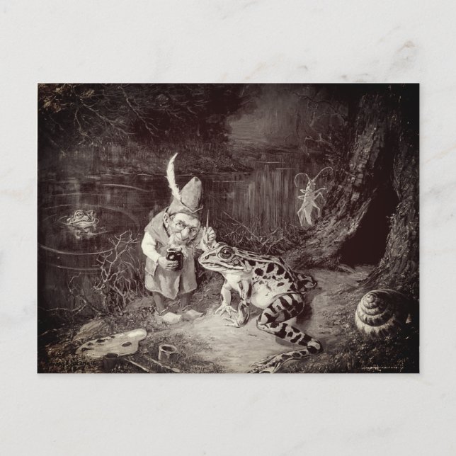 Cartão Postal Pequeno Velho da Floresta (Frente)