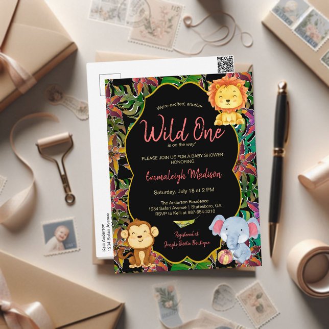 Cartão Postal Pequenos Animais Selvagens (Criador carregado)