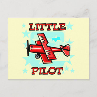 Cartão Postal Pequenos Camisetas-piloto e presentes