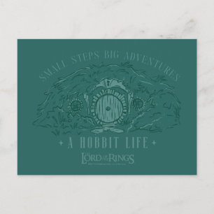 Cartão Postal Pequenos Passos, Grandes Aventuras - Uma Vida Hobb