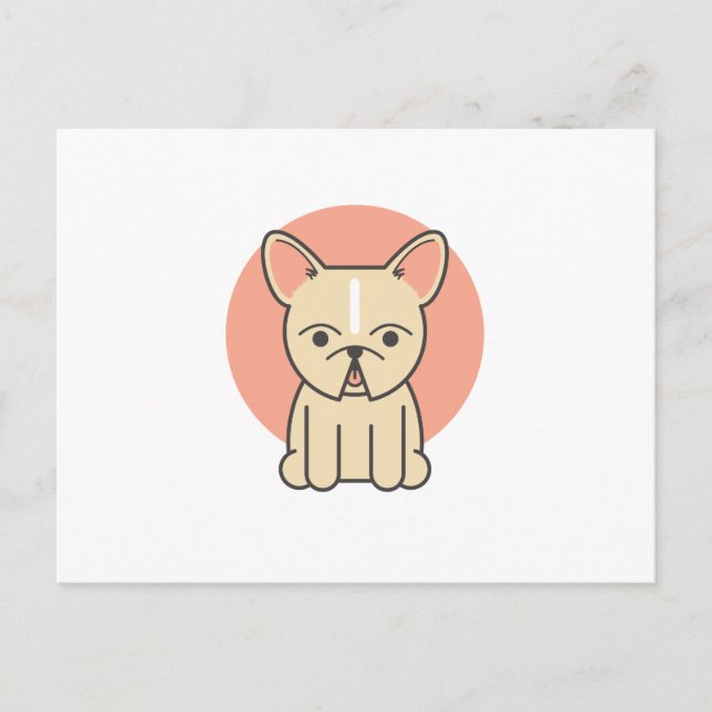 Cartão Postal Pequenos Snortles, Creme (Frente)