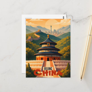 Cartão Postal Pequim China