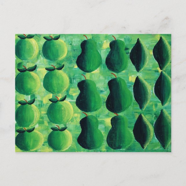 Cartão Postal Peras e Limões de Maçãs (Frente)