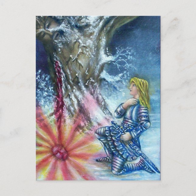 CARTÃO POSTAL PERCEPÇÃO E VISÃO DO FERIMENTO SANTO (Frente)