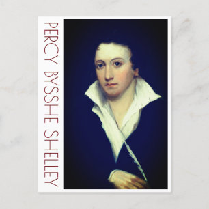 Cartão Postal Percy Bysshe Shelley