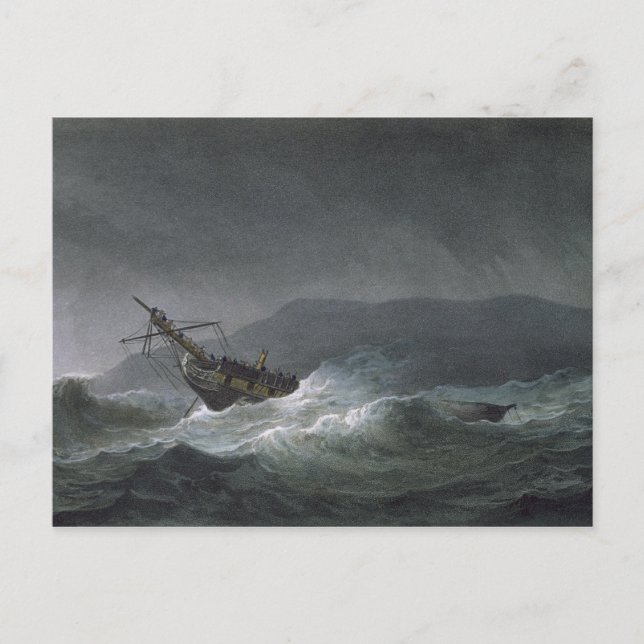 Cartão Postal Perda do Blanche, de Abrevack, 4 de março de 1807 (Frente)